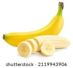 Banana fruits with banana peel...
