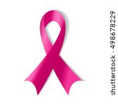pink ribbon   breast cancer... | Shutterstock .eps vector #498678229