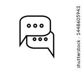 logo design for messaging apps | Shutterstock .eps vector #1448605943