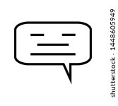 logo design for messaging apps | Shutterstock .eps vector #1448605949