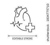 cardiology department linear... | Shutterstock .eps vector #1834775710