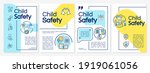 child safety creative brochure... | Shutterstock .eps vector #1919061056