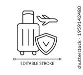 travel insurance linear icon.... | Shutterstock .eps vector #1959142480