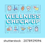 wellness check up word concepts ... | Shutterstock .eps vector #2078929096