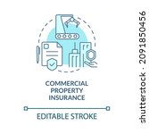 commercial property insurance... | Shutterstock .eps vector #2091850456