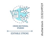 cross sectional studies... | Shutterstock .eps vector #2132149519