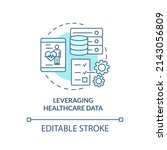 leveraging healthcare data... | Shutterstock .eps vector #2143056809