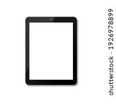 Vector Computer Tablet Isolated ...