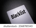 Small photo of Blacklist image in the dark