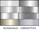 brushed metal silver texture... | Shutterstock .eps vector #1384637513