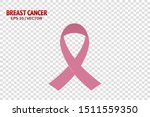 breast cancer pink ribbon set.... | Shutterstock .eps vector #1511559350