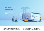 illustration concept about site ... | Shutterstock .eps vector #1808425393