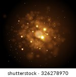 golden lights background.... | Shutterstock .eps vector #326278970