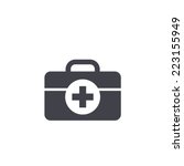 first aid box icon | Shutterstock .eps vector #223155949