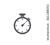 stopwatch icon | Shutterstock .eps vector #361188053