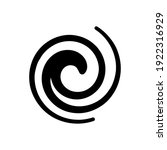 flat design vector spiral wave... | Shutterstock .eps vector #1922316929