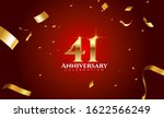 41st anniversary celebration... | Shutterstock .eps vector #1622566249