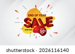 end of year special sale... | Shutterstock .eps vector #2026116140