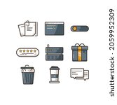 miscellaneous flat icon... | Shutterstock .eps vector #2059952309