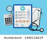 medical research report or... | Shutterstock .eps vector #1460116619