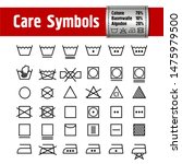 icon set of laundry and care... | Shutterstock .eps vector #1475979500