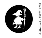 witch   vector logo icon for... | Shutterstock .eps vector #1549014203