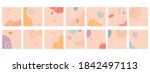 set of fourteen abstract... | Shutterstock .eps vector #1842497113