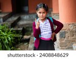 Small photo of Seeds of Wisdom The Triumphal Return of a Little Peasant Girl to Classes, Cultural Roots The Beauty of Peasant Childhood, Colors of the Earth Portrait of Rural Childhood