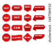 sale banner and label price... | Shutterstock .eps vector #1687584910