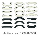 set of vintage ribbons with ... | Shutterstock .eps vector #1794188500