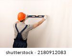 Handyman  builder in uniform...