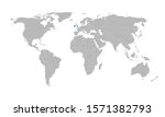 ireland marked blue on world... | Shutterstock .eps vector #1571382793