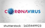 corona virus 2020. wuhan virus... | Shutterstock .eps vector #1635449923