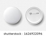 vector 3d realistic white metal ... | Shutterstock .eps vector #1626922096