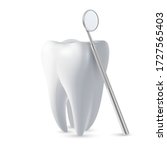 vector 3d realistic dental... | Shutterstock .eps vector #1727565403