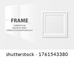 vector 3d realistic white... | Shutterstock .eps vector #1761543380
