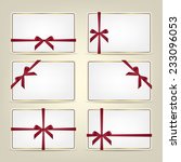 set of realistic white gift... | Shutterstock .eps vector #233096053