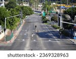 Small photo of Netanya, Israel - September 25th 2023: Yom Kippur (Day of Atonement) in Israel. Children walk and play freely on the car-free streets of Netanya on Yom Kippur