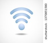 gradient icon wi fi technology... | Shutterstock . vector #1370851580