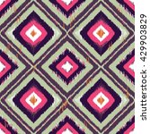 geometric ethnic ikat pattern... | Shutterstock . vector #429903829
