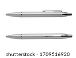 Ball point pen isolated on white background with clipping path