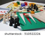 Set Of Table Games With White...