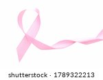 pink ribbon isolated on white... | Shutterstock . vector #1789322213