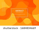 dynamic orange textured... | Shutterstock .eps vector #1684834669