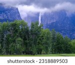 Small photo of Yosemite is experiencing tremendous water and snow melt levels, with waterfalls gushing and overflowing with giddy optimism.