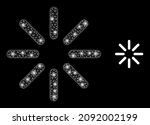 brightness icon and glare net... | Shutterstock .eps vector #2092002199