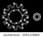 constellation network contour... | Shutterstock .eps vector #2092133803