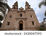 Small photo of Encarnacion de Diaz, Jalisco, Mexico - October 5, 2023: Parroquia de Nuestra Senora de la Encarnacion (Translation: Parish of Our Lady of the Incarnation) is a large Catholic Church in the downtown.