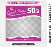 template fashion sale for... | Shutterstock .eps vector #1522658129