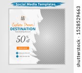 template post for social media... | Shutterstock .eps vector #1528529663